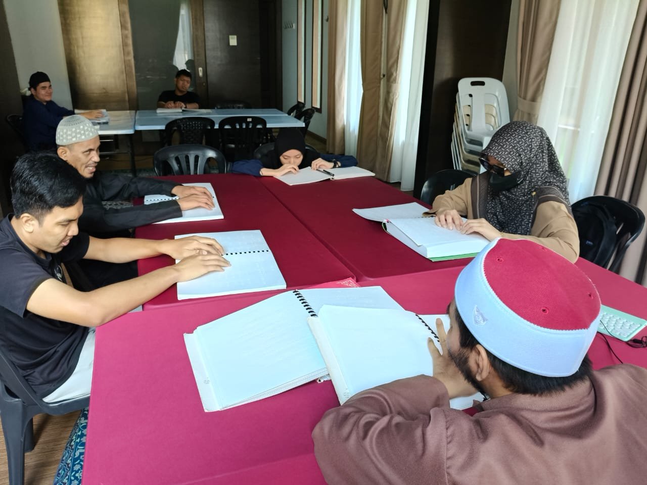 Ahli PERTIS mengikuti Kelas Sahabat Al-Quran Braille
